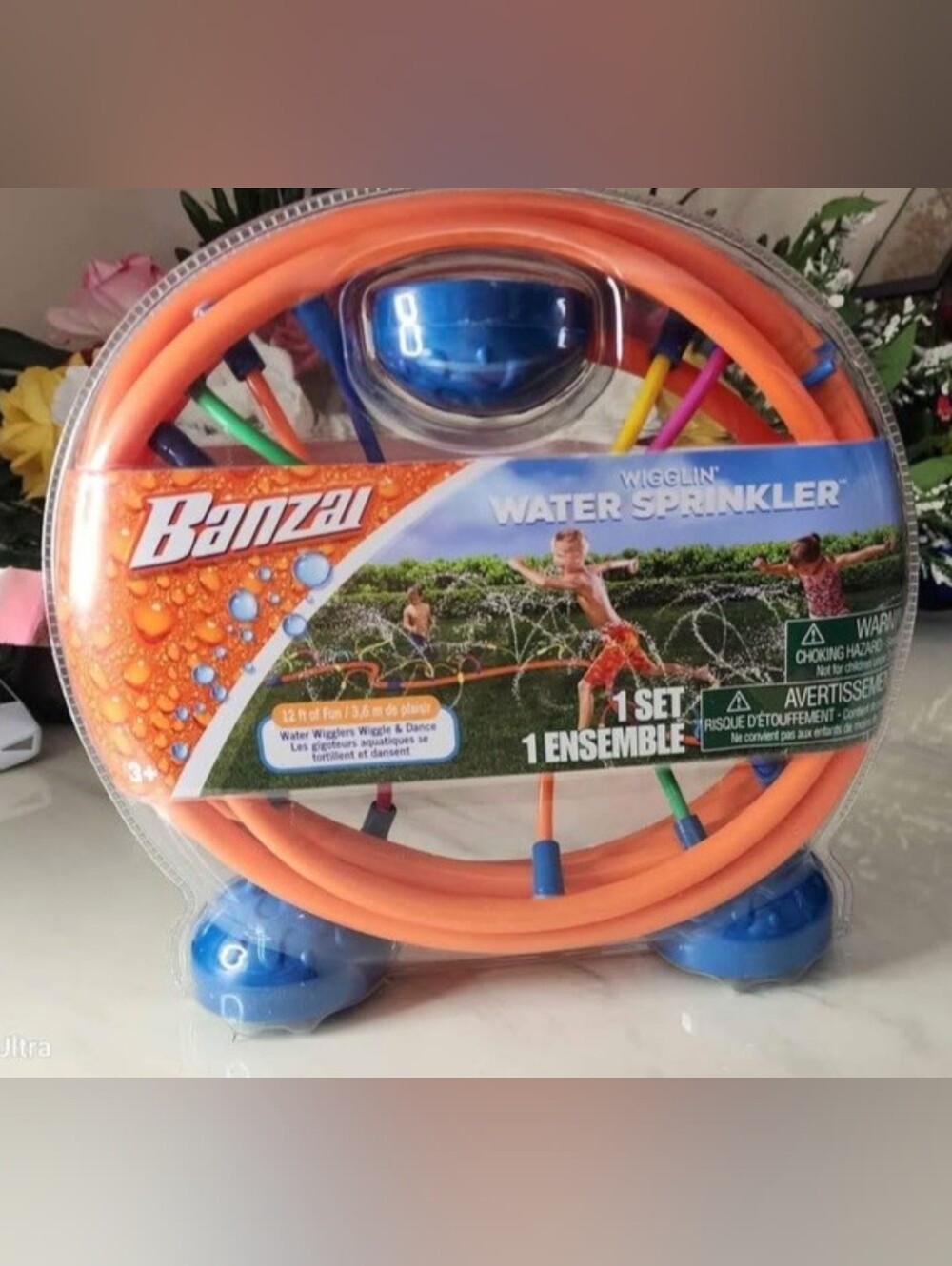 Banzai Wigglin' Water Sprinkler - Fun Outdoor Kids Summer Splash Water Toy NIB